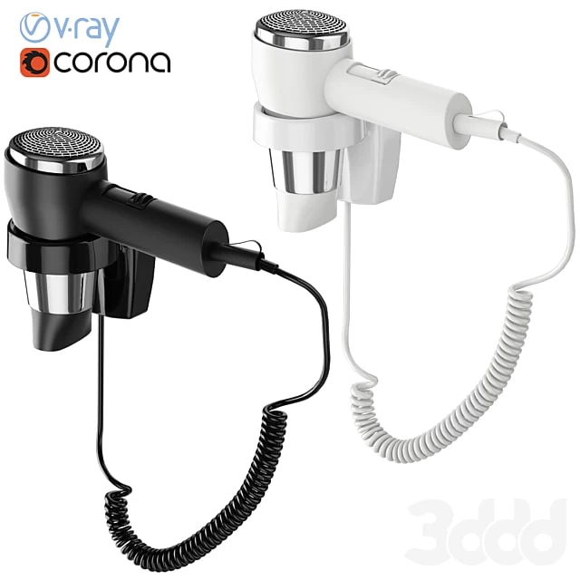 Hairdryer wall mounted ODF