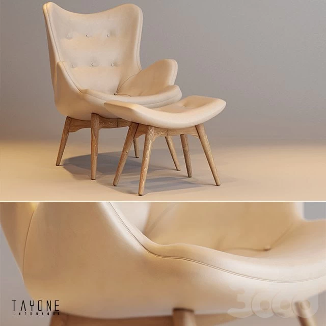 - grant fetherston contour chair replica in leather