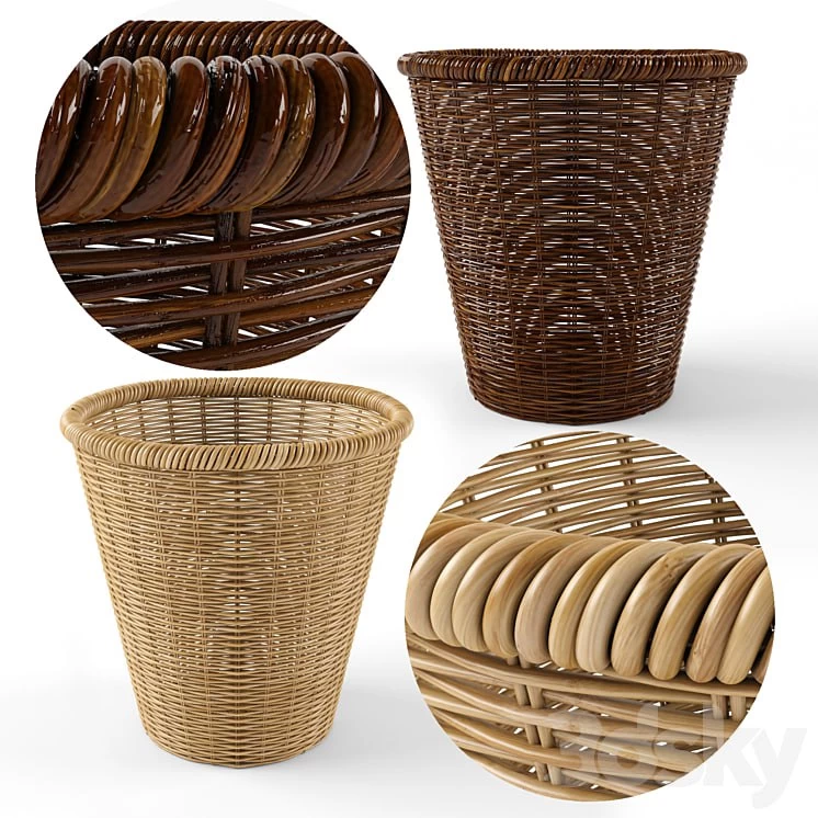 Marwa Rattan Plant Pot