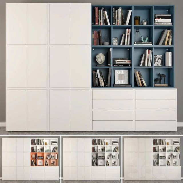 Combination of cabinets with adjustable legs Ikea