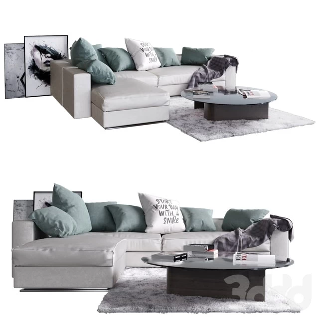 Sofa leonard minotti