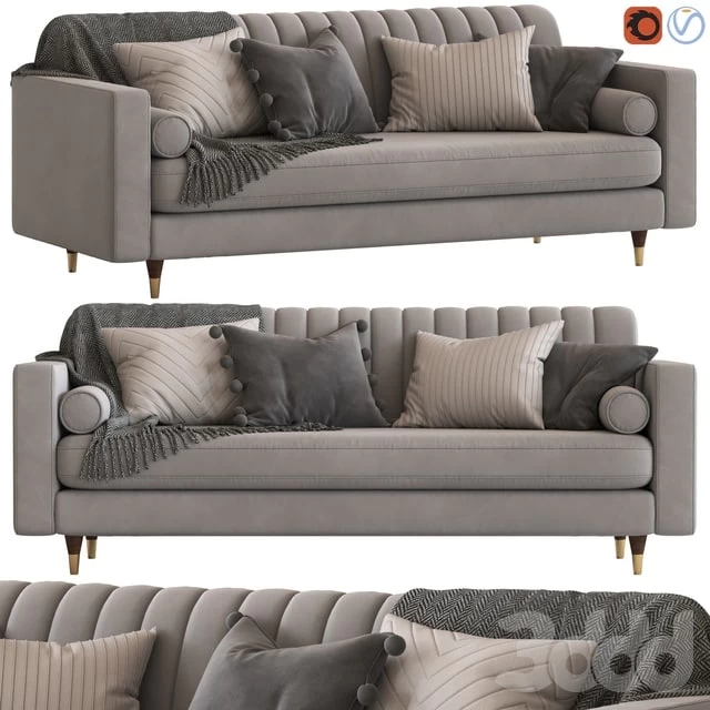 Cult Furniture Belgravia 3-Seater Sofa