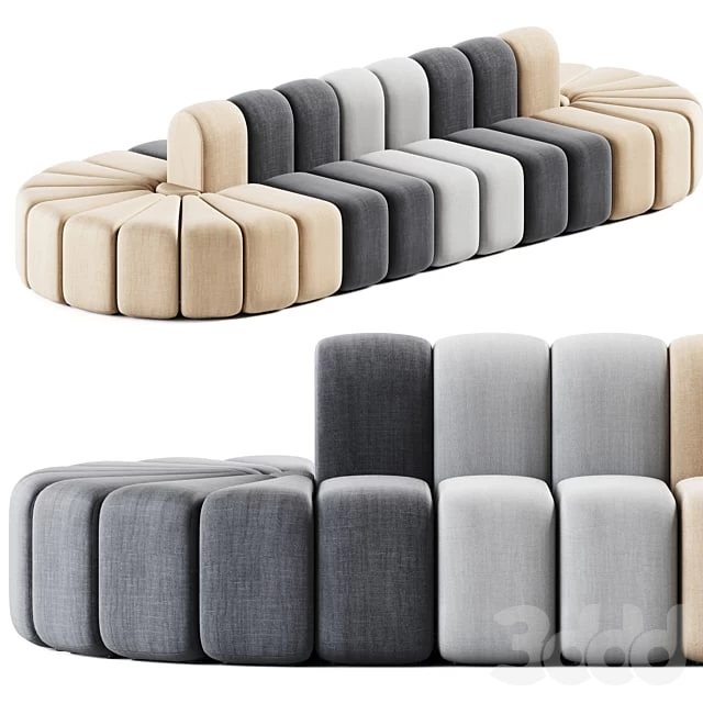 Modul Two-sided Sofa Bob by Bla Station / Two-sided sofa