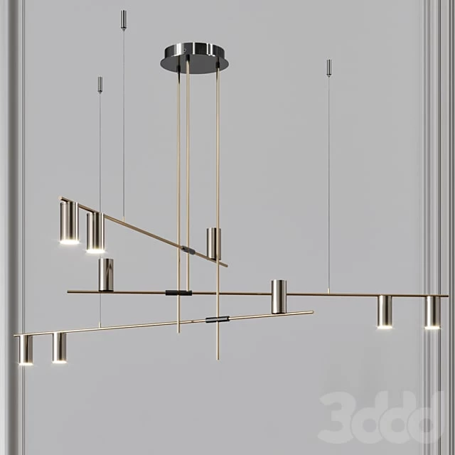 TRIBES CHANDELIER Nickel