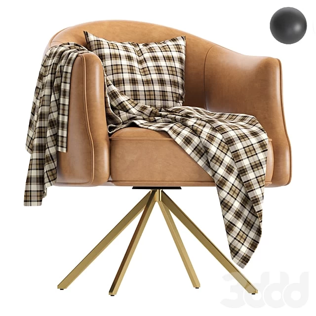 Coco Republic Terrace Desk Chair Leather