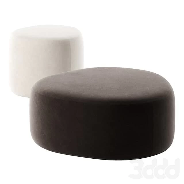 Wallis ottoman by Grazia & Co