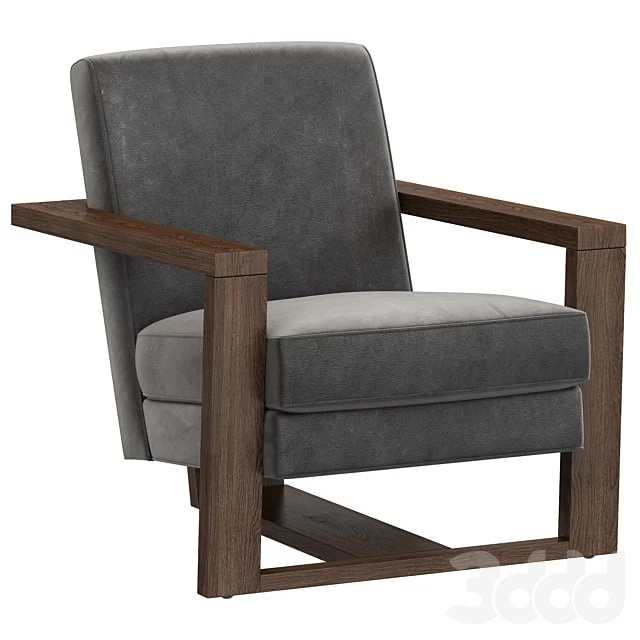 Restoration Hardware Roger Leather Chair