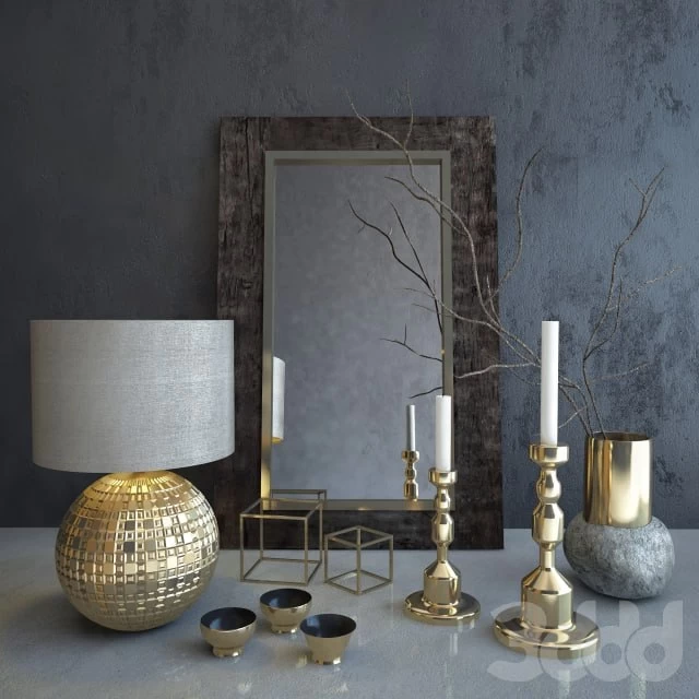 Gold Decorative Set