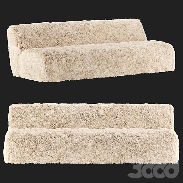 Restoration Hardware Yeti Sheepski Sofa