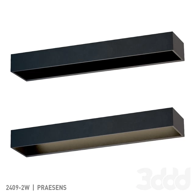 Favorite 2409-2W lamp black metal