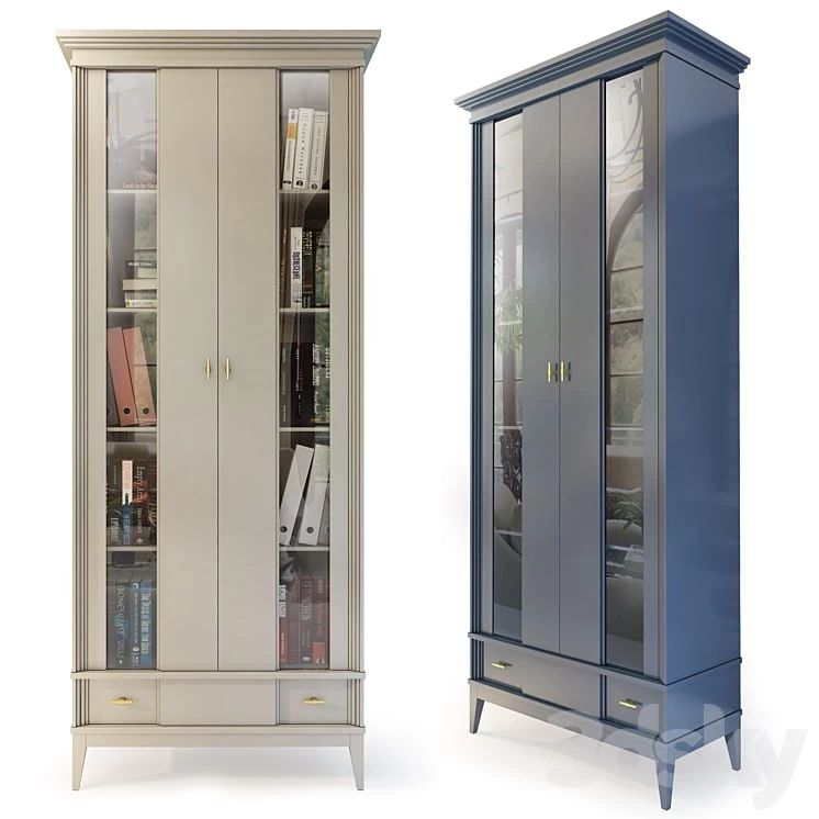 Bookcase two-door Manhattan. Bookcase