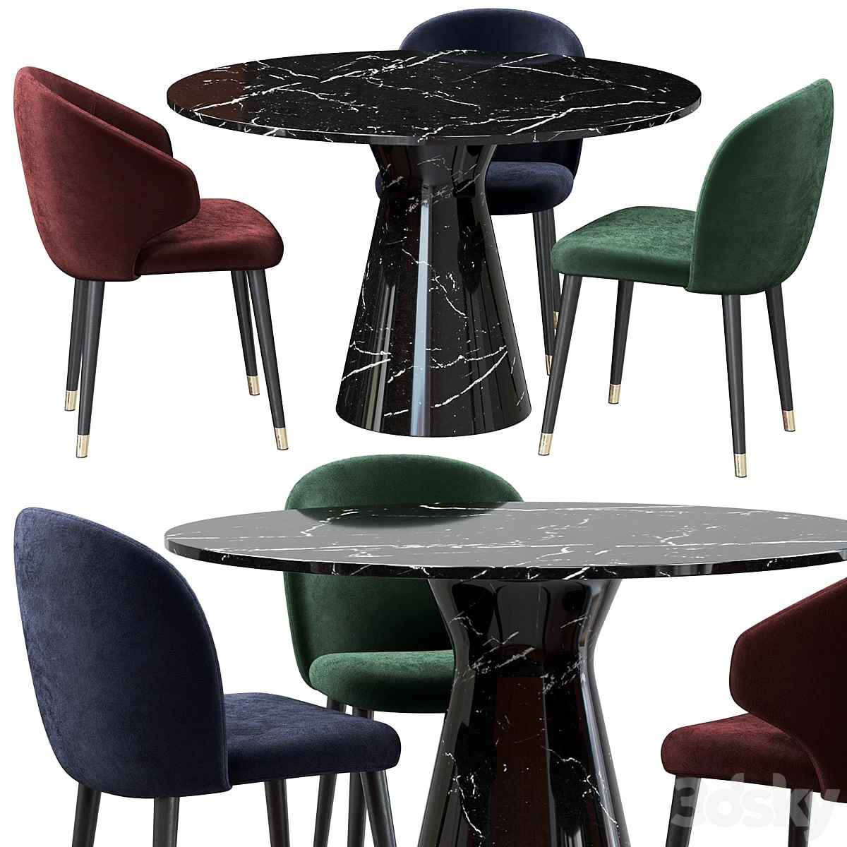 Eichholtz Dining Chair Volante +Chair