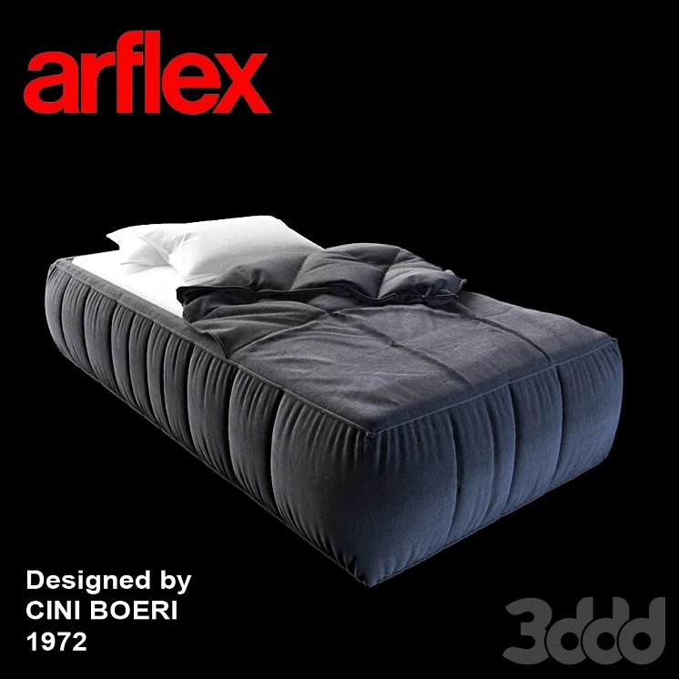 STRIPS bed designed by CINI BOERI 1972