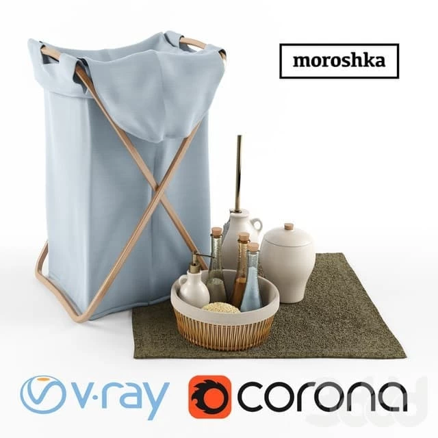 Laundry basket and accessories