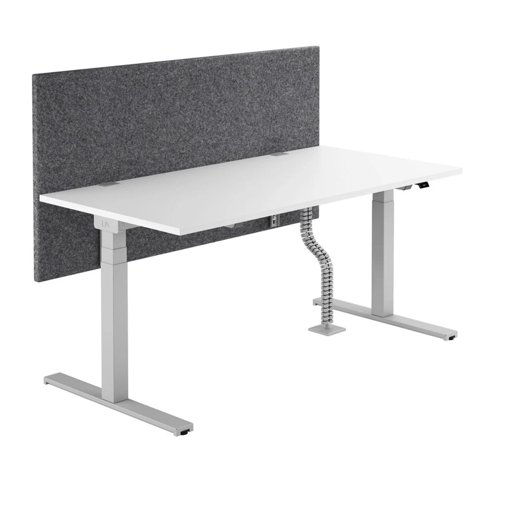 Office Desk with Cable Chain by Konig+Neurath