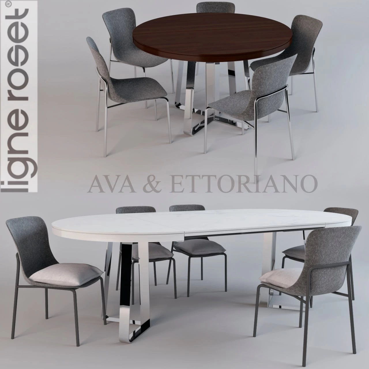 Ligne roset: AVA and Ettoriano