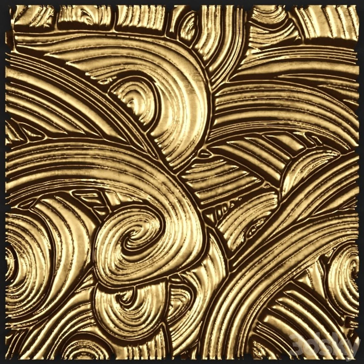 3D panel, futurism.