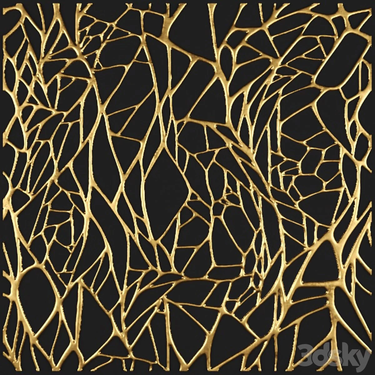 3D panel, futurism.