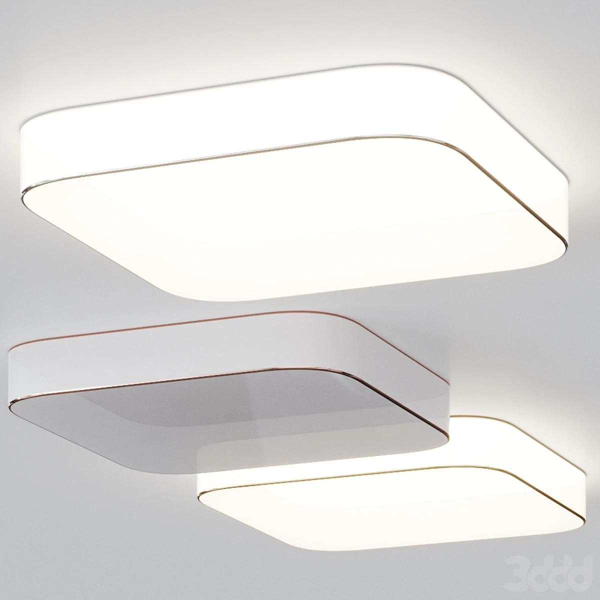 Slide square by Penta Ceiling luminaires