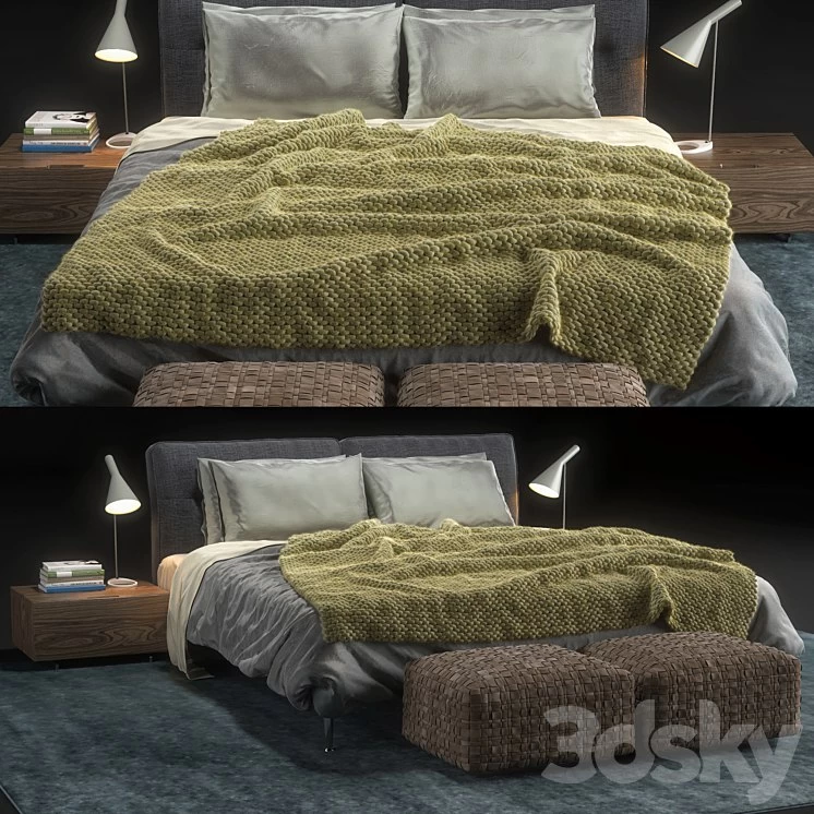 Flexform Bed Adda