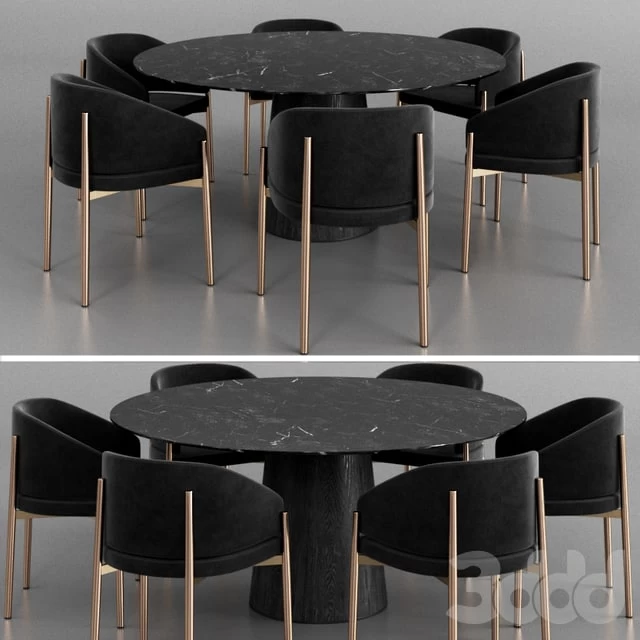 Porro Frank armchair and Materic table 2