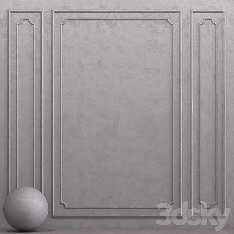 Decorative plaster with molding 15