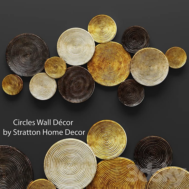 Circles Wall Decor by Stratton Home Decor