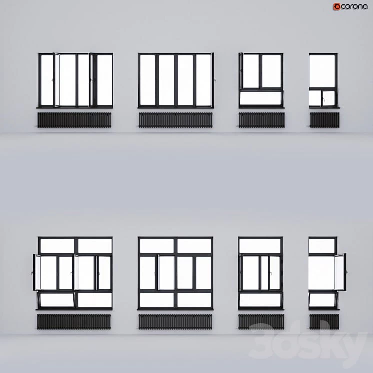 Aluminum windows ALUMIL