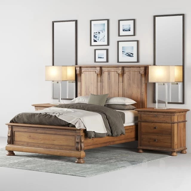 Restoration Hardware ST.JAMES PANEL BED .james