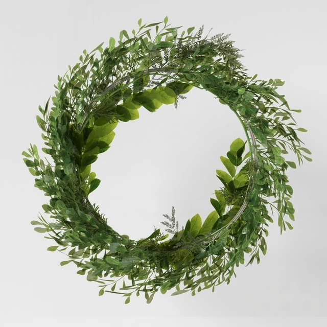 Wall hanging Green Leaf Ring-03