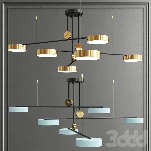 Led ceiling chandelier