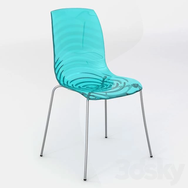 Chair L'Eau CS1273 Calligaris Chair