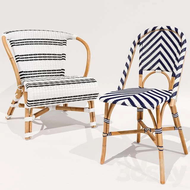 Monaco and Chevron Riviera chairs Serena and Lilypro