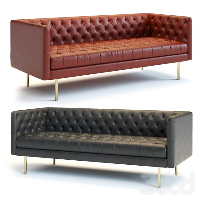 West Elm Modern Chesterfield Sofa
